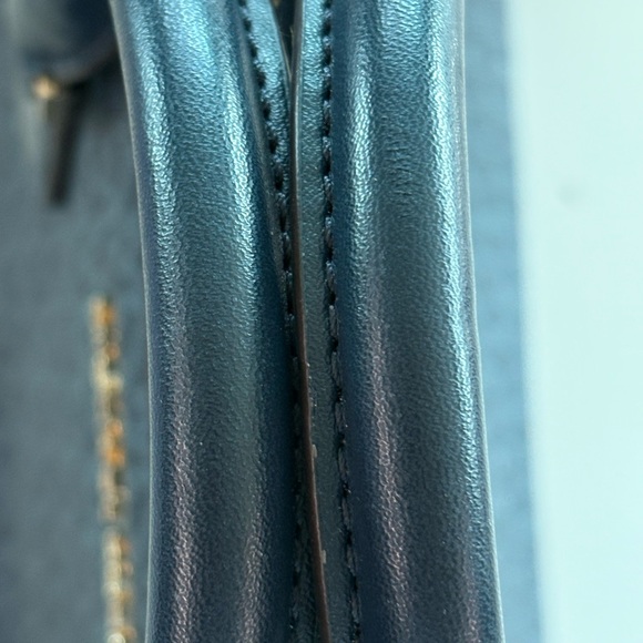 Michael Kors Blue MK Satchel - Picture 6 of 12